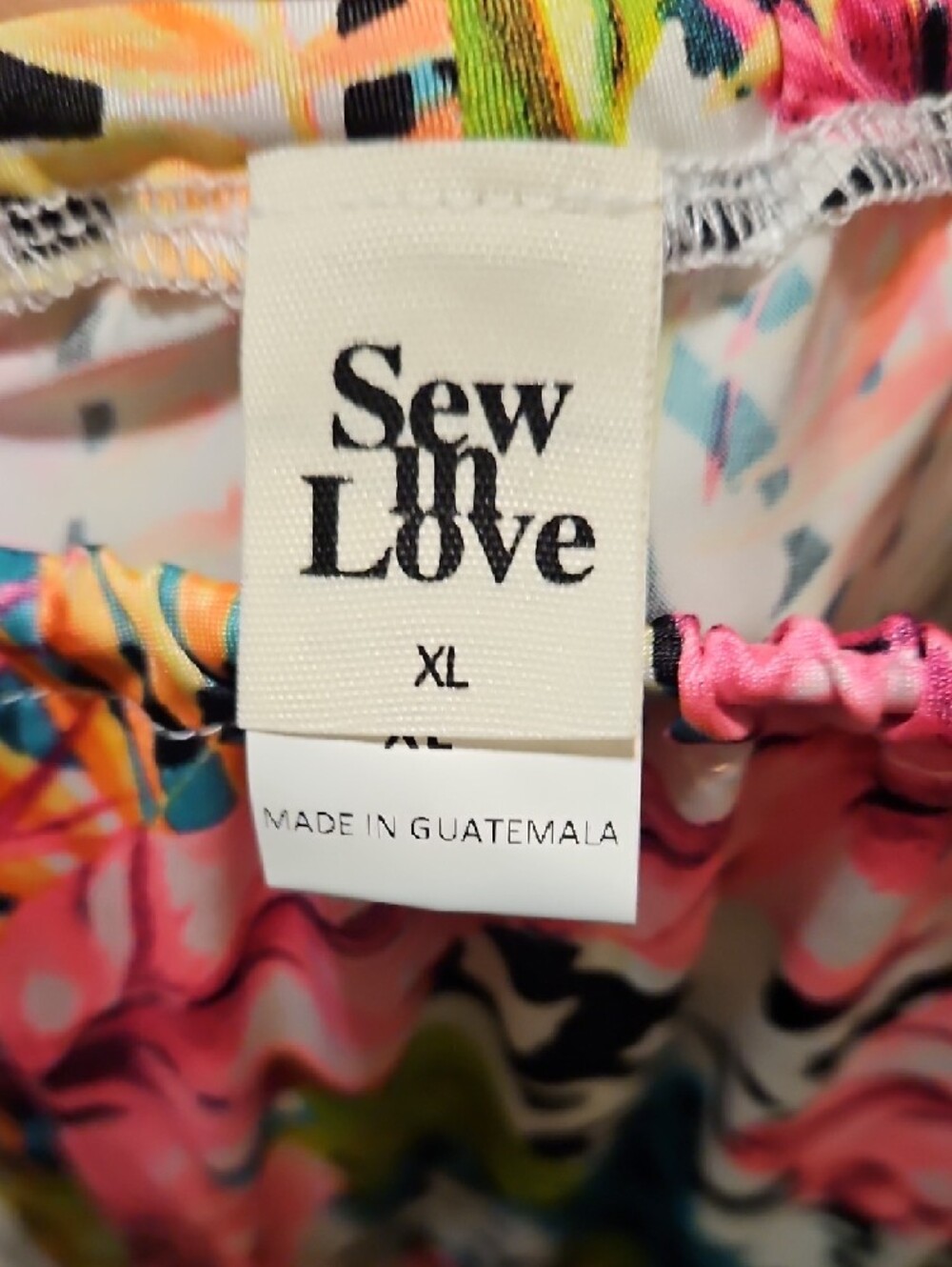 Sew In Love Multicolor Tropical Floral Tie-Shoulder Tank Top - Picture 6 of 7